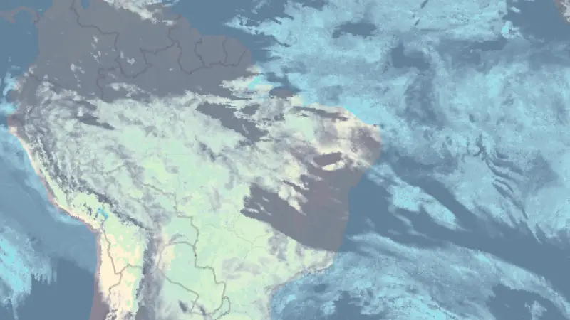Clouds weather map