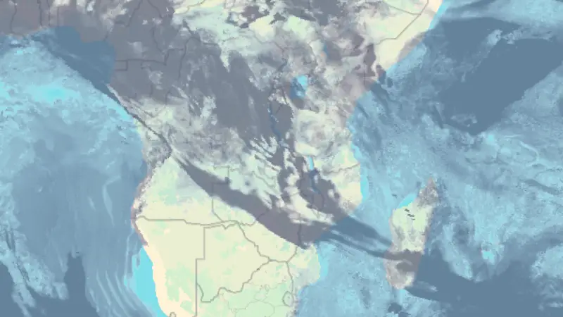 Bewolking weather map