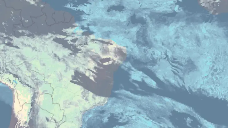 Clouds weather map
