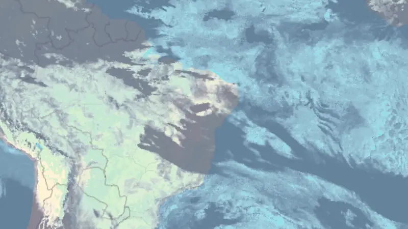 Clouds weather map