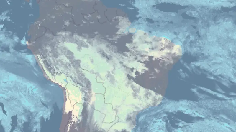 Clouds weather map