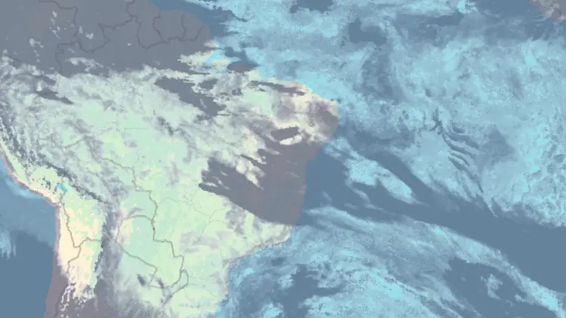 Clouds weather map