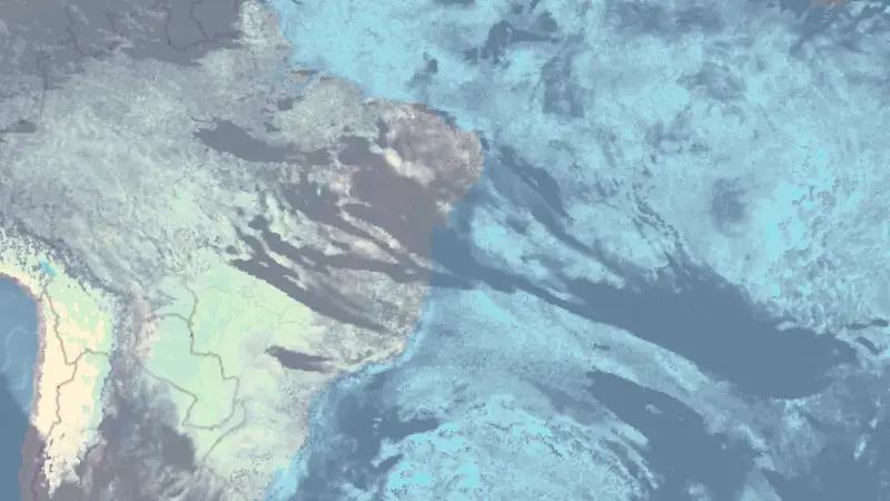 Clouds weather map