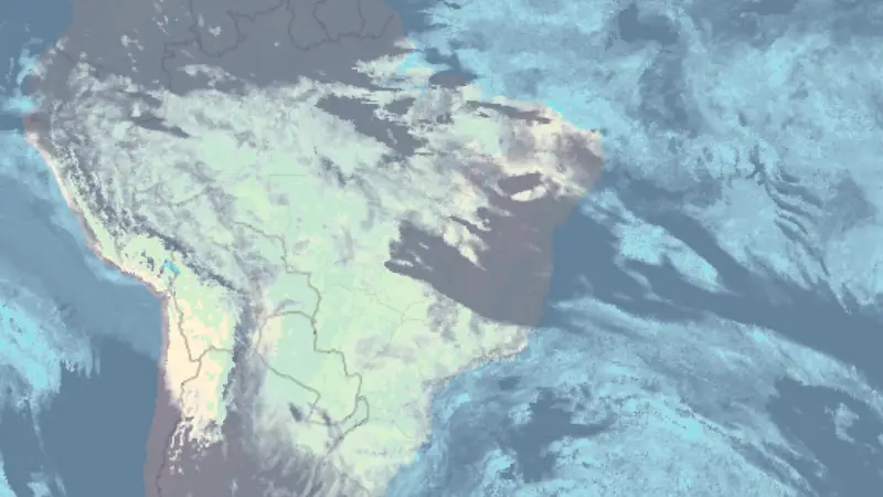 Clouds weather map