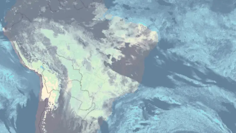 Clouds weather map