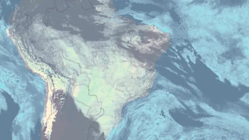 Nébulosité weather map
