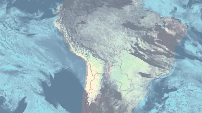 Clouds weather map