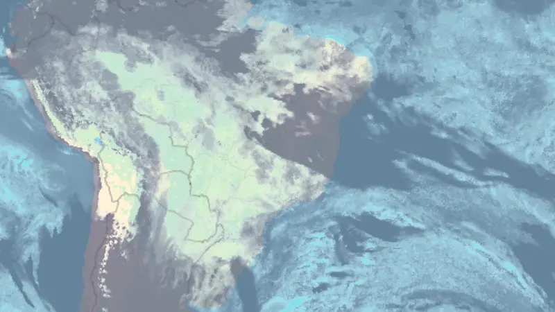 Clouds weather map