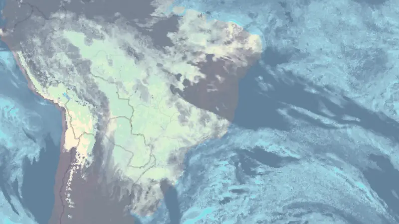 Clouds weather map