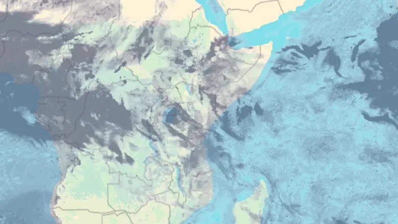 Clouds weather map