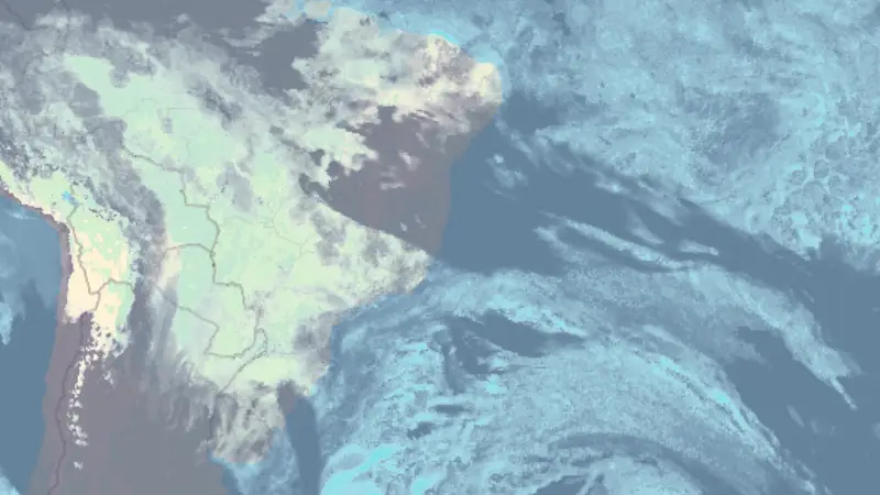 Clouds weather map