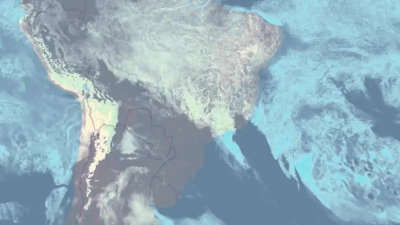 Clouds weather map