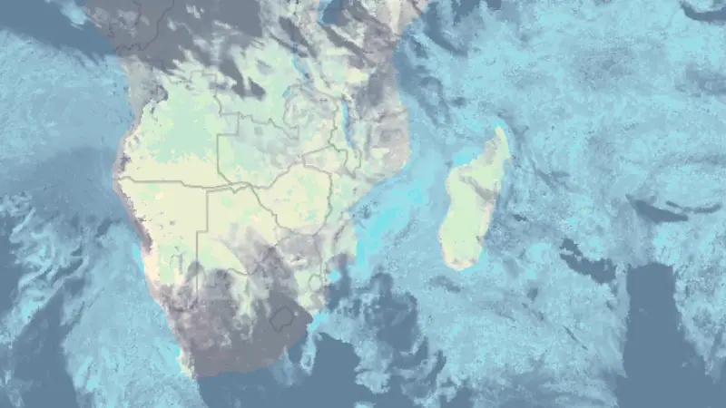 Clouds weather map