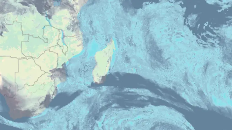 Oblačnost weather map