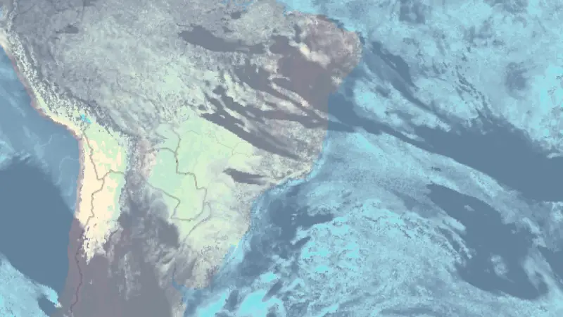 Clouds weather map