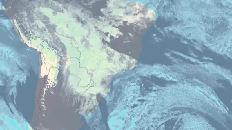 Clouds weather map