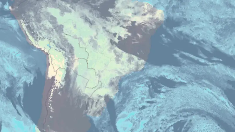 Clouds weather map