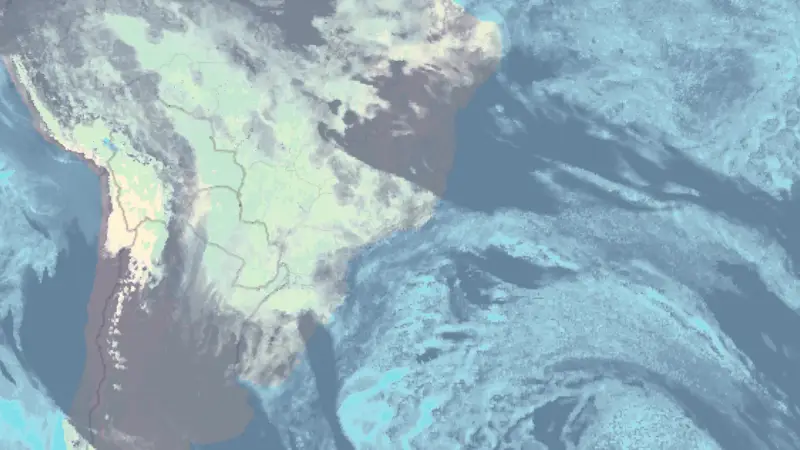 Clouds weather map