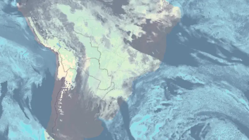 Clouds weather map