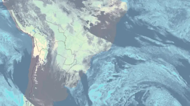 Clouds weather map