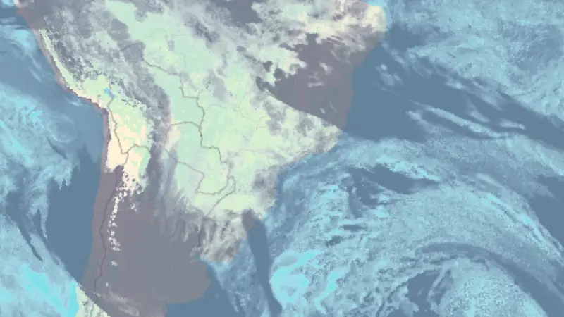 Clouds weather map