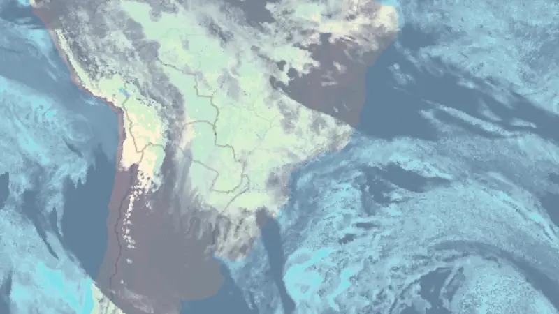 Clouds weather map