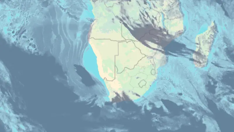Bewolking weather map
