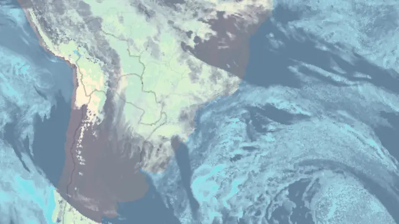 Clouds weather map