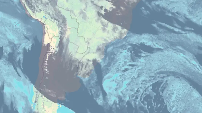Clouds weather map