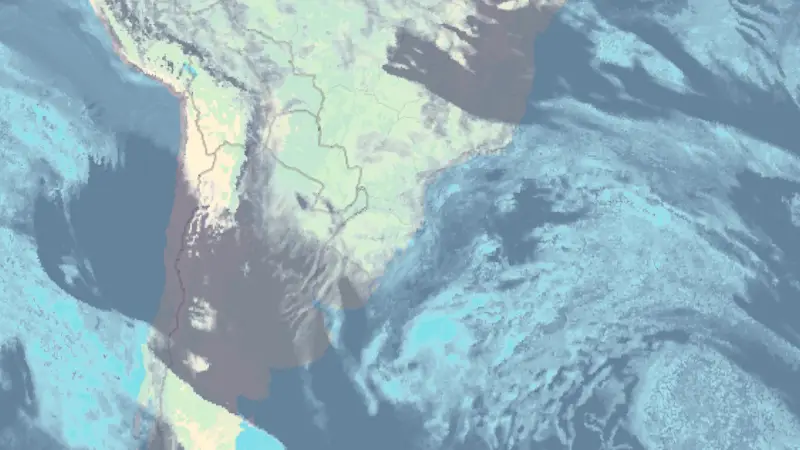 Clouds weather map