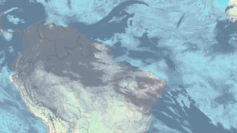 Clouds weather map