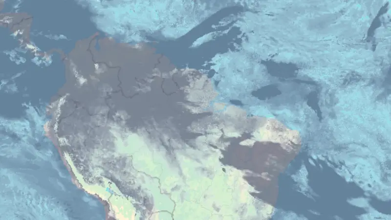 Clouds weather map