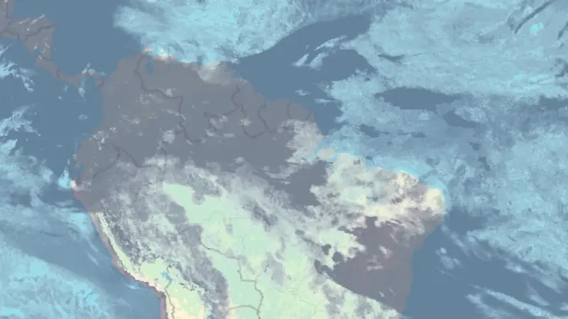 Clouds weather map