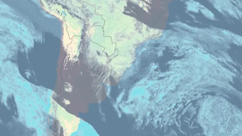Clouds weather map