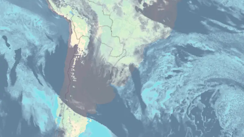 Clouds weather map