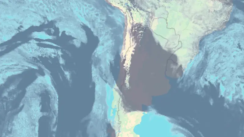 Clouds weather map