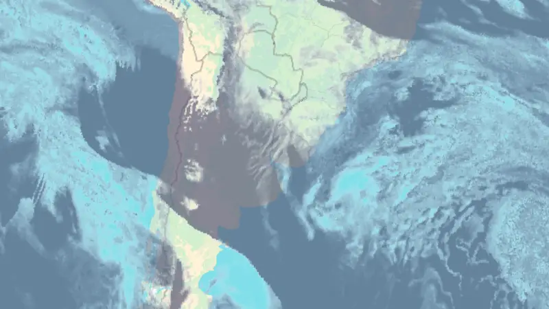 Clouds weather map
