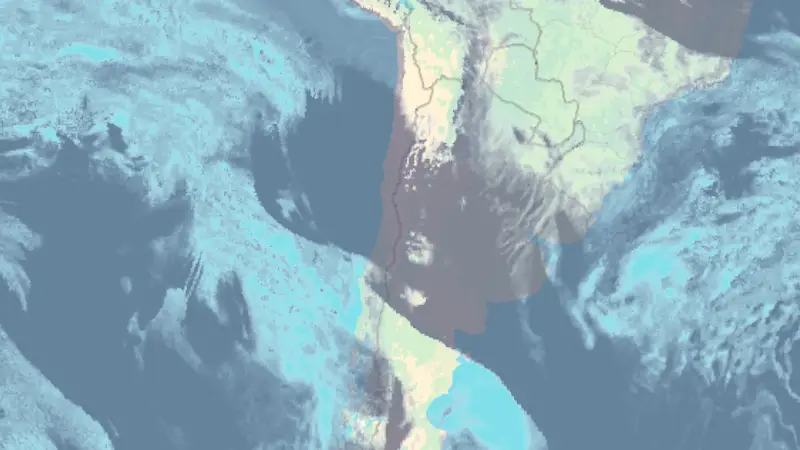 Clouds weather map