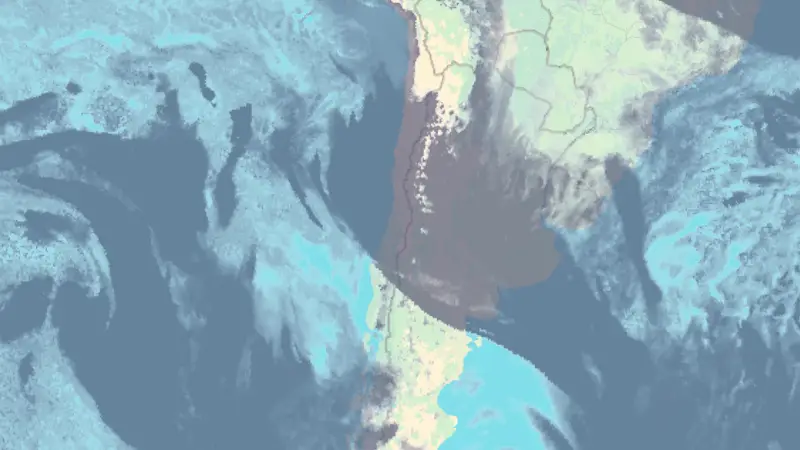 Clouds weather map