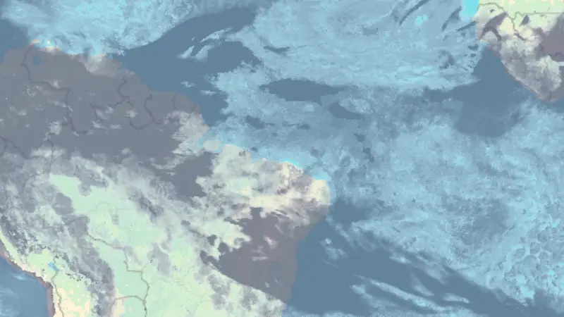 Clouds weather map