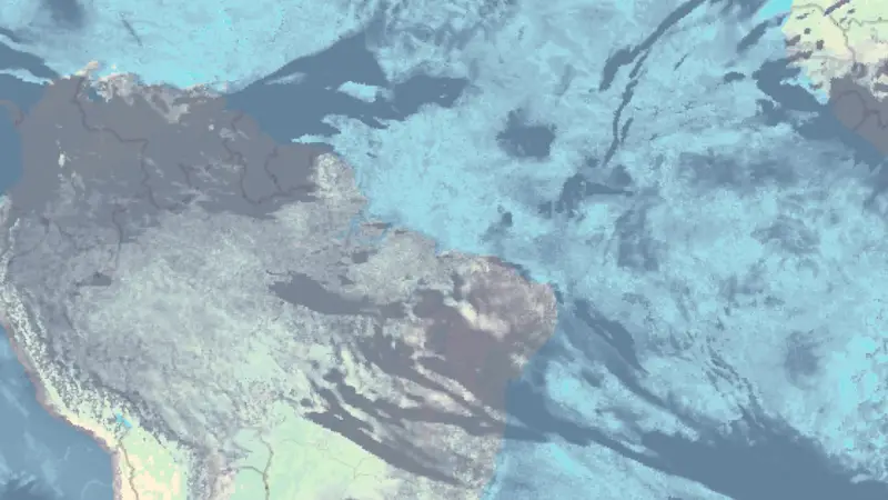 Clouds weather map