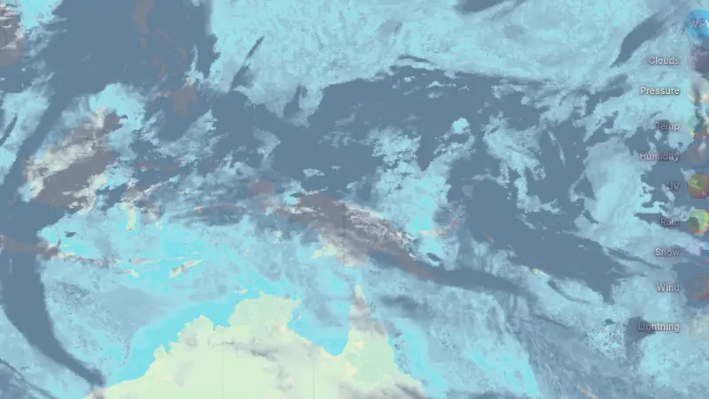 Clouds weather map