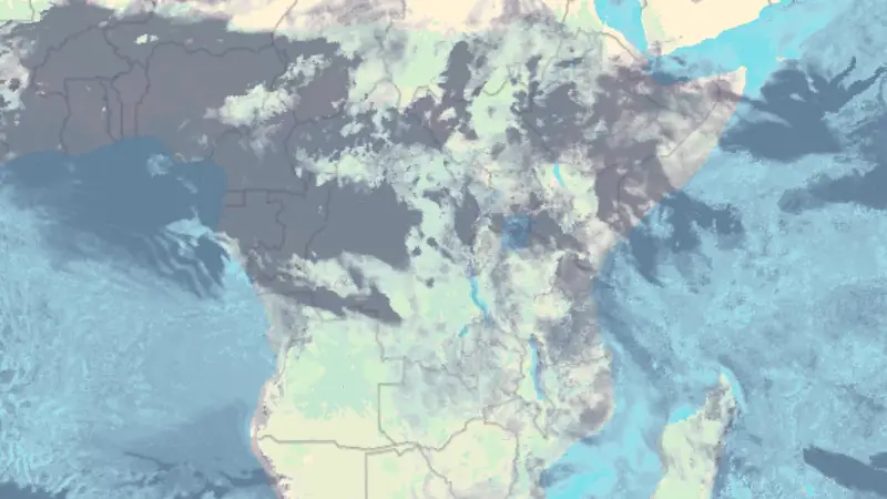 Clouds weather map