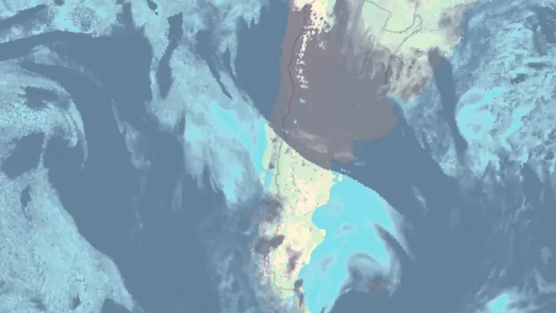 Clouds weather map