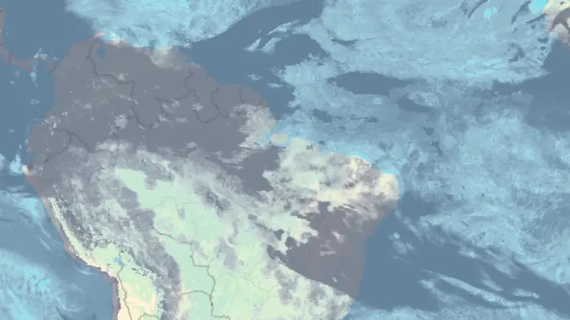 Clouds weather map