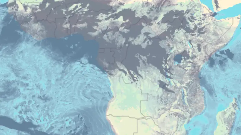 बादल weather map