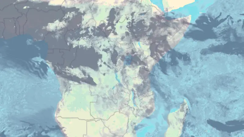 Clouds weather map