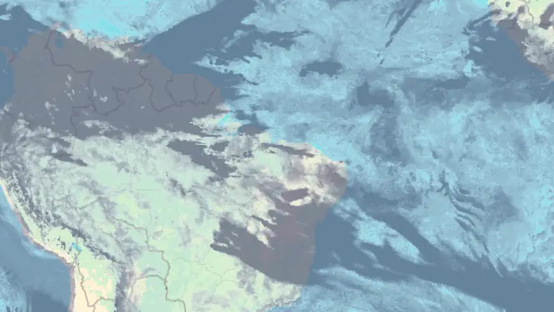 Clouds weather map