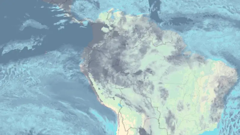 Felhőzet weather map