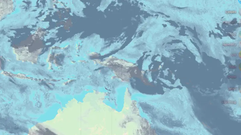 ابر weather map
